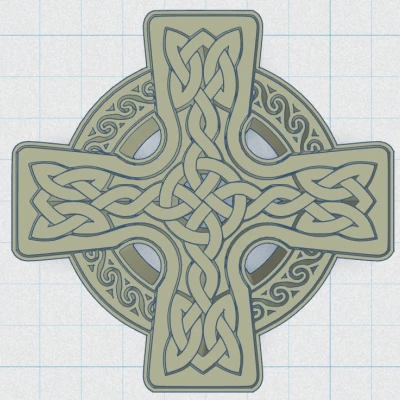 Chữ thập Celtic tròn 6