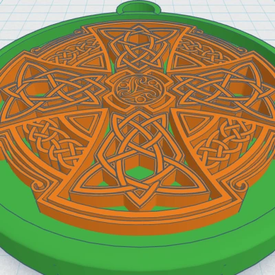 Thánh Giá Celtic Tròn 4