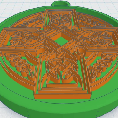 Thánh Giá Celtic Tròn 3