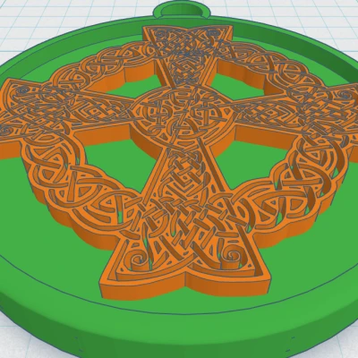 Thánh Giá Celtic Vòng Tròn 1