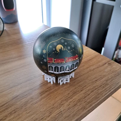 Chân Đế Trưng Bày Quả Cầu Hình Bông Tuyết