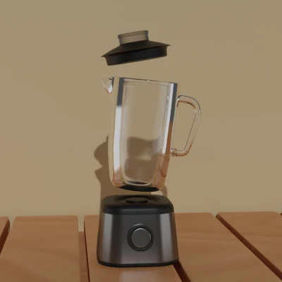 MÔ HÌNH MÁY ĐÁNH KEM/MÁY XAY SINH TỐ THU NHỎ