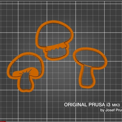 Khuôn Cắt Bánh Quy - Nấm