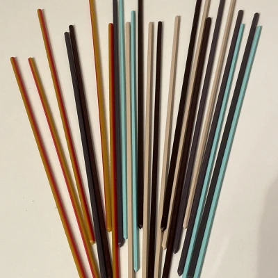 Chữ cắm vào chậu hoa