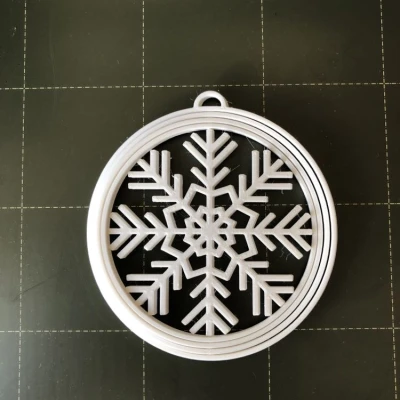 Đồ Trang Trí Bông Tuyết Có Thể Gấp Lại