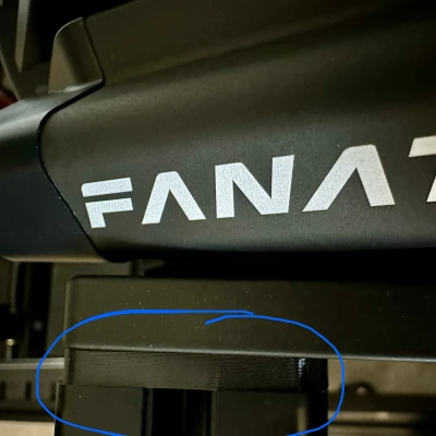 Miếng đệm đế bánh lái Fanatec CSL DD cho Giá đỡ Fanatec Podium DD GT Omega PRIME