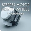 Bánh Xe Cầm Tay Động Cơ Bước 50mm Cho Trục D 8mm - Thumbnail 1