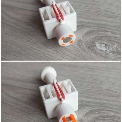 Cần cẩu giàn cho tàu gỗ (Tương thích Brio) - Tải từ tính và nhả hàng bằng nút bấm!