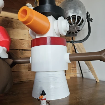 Người Tuyết Khổng Lồ Lấy Cảm Hứng Từ Lego x10 Kích Thước!