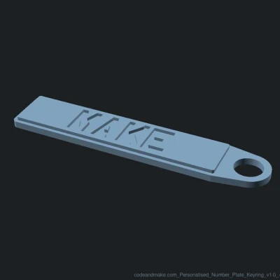 Móc khóa biển số xe cá nhân hóa EU/UK/GB