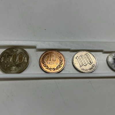 Thanh trượt xu remix cho tiền tệ Nhật Bản - xu 10¥, 50¥, 100¥, 500¥