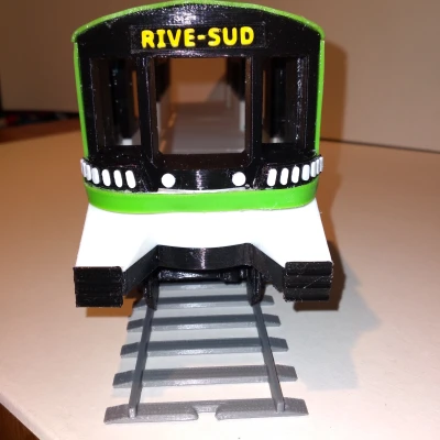 Toa tàu đường sắt REM mới của Montreal