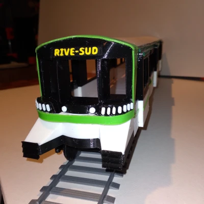 Toa tàu đường sắt REM mới của Montreal