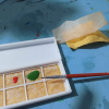 Bảng pha màu ẩm để vẽ / Wet pallet for paint - Thumbnail 1