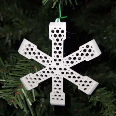 Đồ Trang Trí Bông Tuyết Lục Giác Hex Scraper