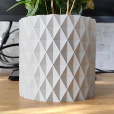 Chậu cây hình thoi - Thiết kế chế độ Vase