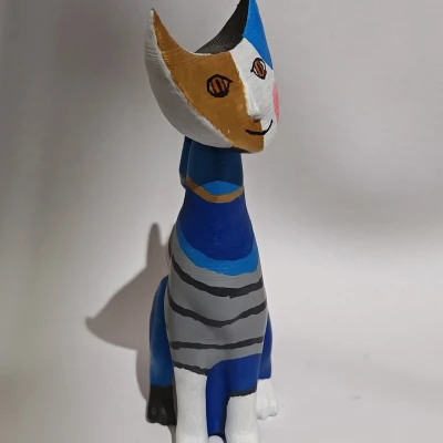 Con mèo ngồi kiểu Rosina Wachtmeister