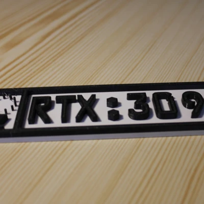 Biển Số Xe Tùy Chỉnh RTX 3000 Series