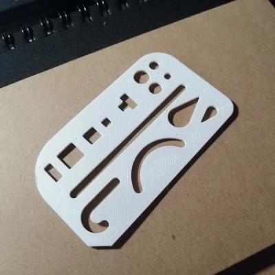 Tấm chắn tẩy - Khuôn vẽ phác thảo