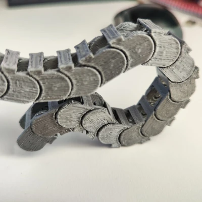 CADENA RECOGE CALBES - Chuỗi thu dây cho trục X máy in Cartesian