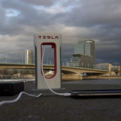 Bộ sạc siêu tốc Tesla cho điện thoại di động (USB C)