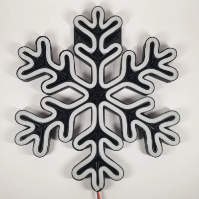 Biển Đèn Neon LED Bông Tuyết Tối Giản - Trang Trí Mùa Đông / Giáng Sinh