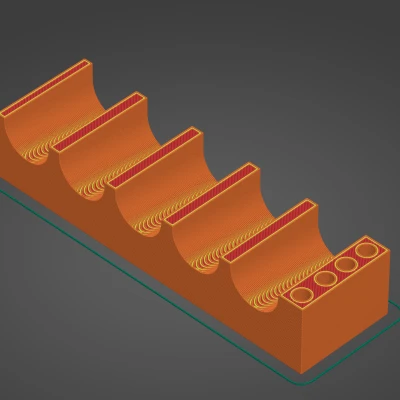Giá đỡ cọ vẽ và mũi khoan móng