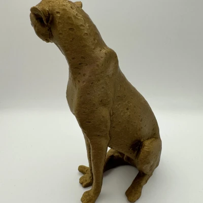 Tượng Báo Gê-pa Ngồi