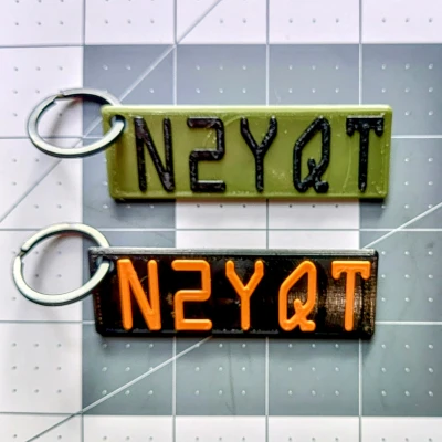 Móc Khóa Dấu Hiệu Gọi Đài Nghiệp Dư