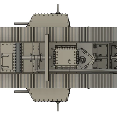 Xe Tăng Mark V - Bản In Dễ Dàng