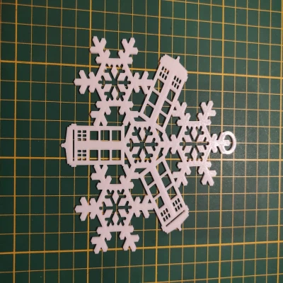 Bông Tuyết Doctor Who - Phụ Kiện Giáng Sinh