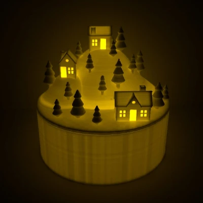 Đèn Lồng Làng Mùa Đông Tí Hon