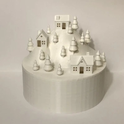 Đèn Lồng Làng Mùa Đông Tí Hon