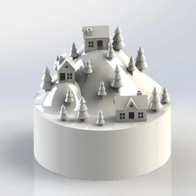 Đèn Lồng Làng Mùa Đông Tí Hon