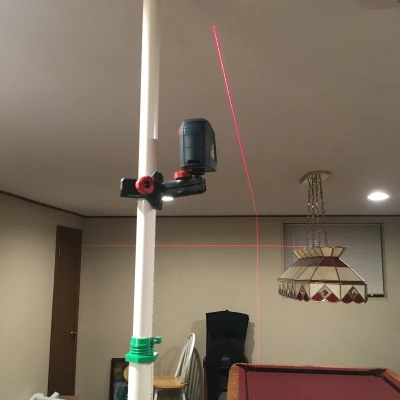 Trụ Gắn Máy Cân Bằng Laser Bằng PVC