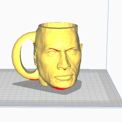 Dwayne Can Mug - Cốc Đầu The Rock