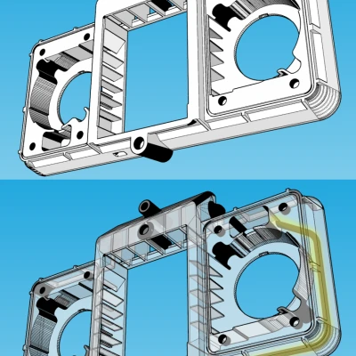 Salad Fork Magnetic Filter Wire Channel Mod