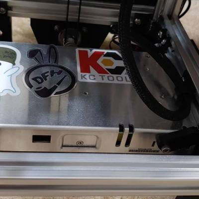 Giá đỡ và nắp nguồn Meanwell LRS 350 cho Rook 2020, có đế cắm nguồn