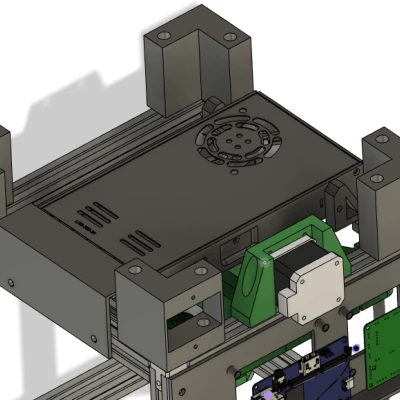 Giá đỡ và nắp nguồn Meanwell LRS 350 cho Rook 2020, có đế cắm nguồn