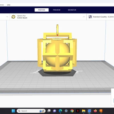 Quả cầu Giáng sinh có lồng