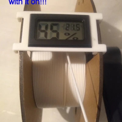 Giá đỡ cuộn sợi cho màn hình đo độ ẩm/nhiệt độ, tùy biến hoàn toàn.