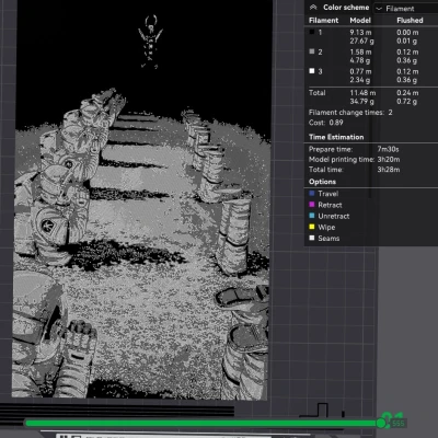 Chainsaw Man Darkness Devil - HueForge