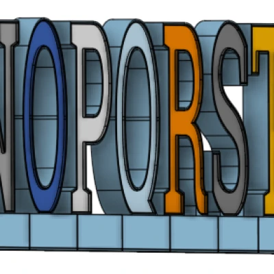 Chữ Cái và Số LED/Neopixel