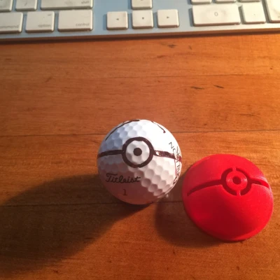 Dấu Đánh Dấu Bóng Golf - Pokeball