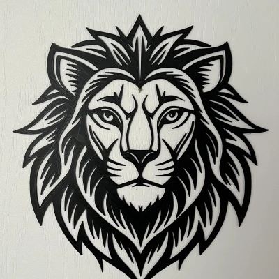 Nghệ Thuật Treo Tường Sư Tử #4