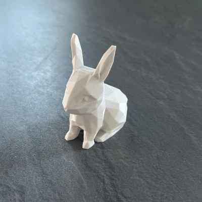 Thỏ Low Poly Dễ Thương