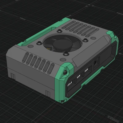 Vỏ Raspberry Pi 4 - Vỏ dạng mô-đun cho Pi 4