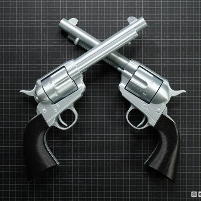 Mô Hình Súng lục Cattleman - Colt Model 1873 Single Action Army