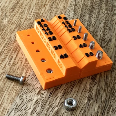 Dụng cụ đo đai ốc và vít hệ mét