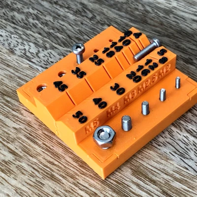 Dụng cụ đo đai ốc và vít hệ mét